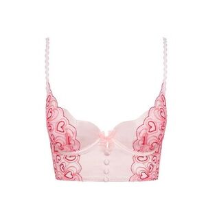 FOR LOVE & LEMONS Retro Heart Bustier